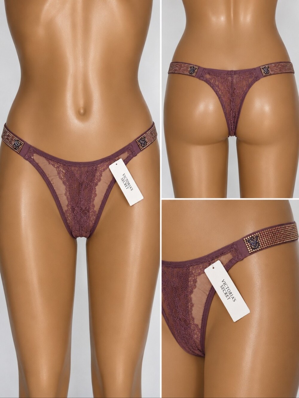 Victoria's Secret Very Sexy Crotchless Lace Panty – Size Small – NWT